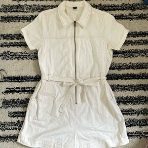 Wild Fable | White Denim Romper